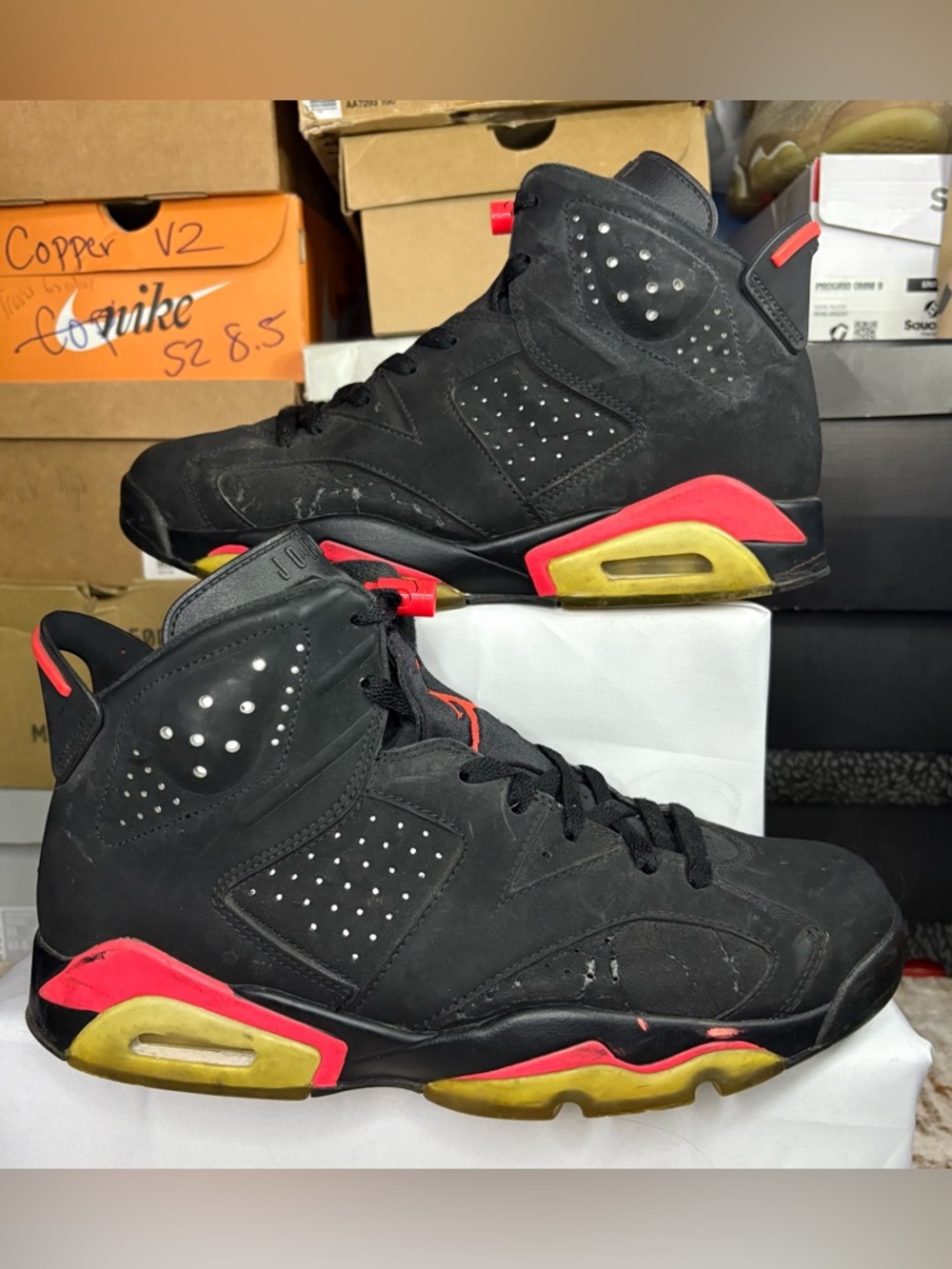 Size 9 - Jordan 6 Retro Infrared Black 2014